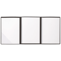 Präsentationsmappe 3-teilig | A4, schwarz