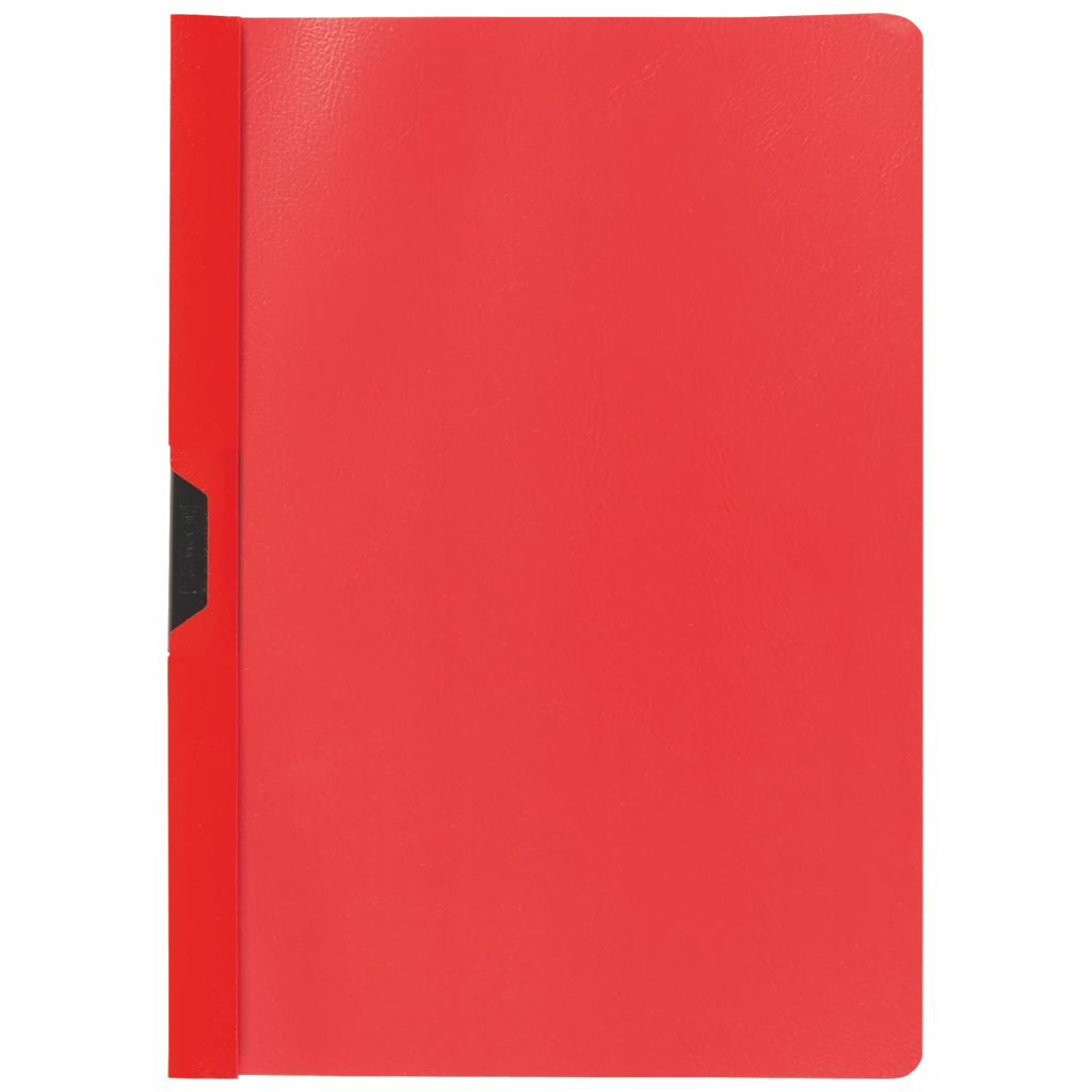 Cliphefter | A4, stabile Metallklammer, Füllhöhe: 10 mm, rot