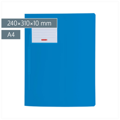Schnellhefter FACT!pp | A4, Füllhöhe: 10 mm, azur