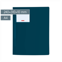 Schnellhefter FACT!pp | A4, Füllhöhe: 10 mm, denim