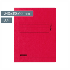 Jurismappe FACT!plus | A4, Füllhöhe: 10 mm, rot