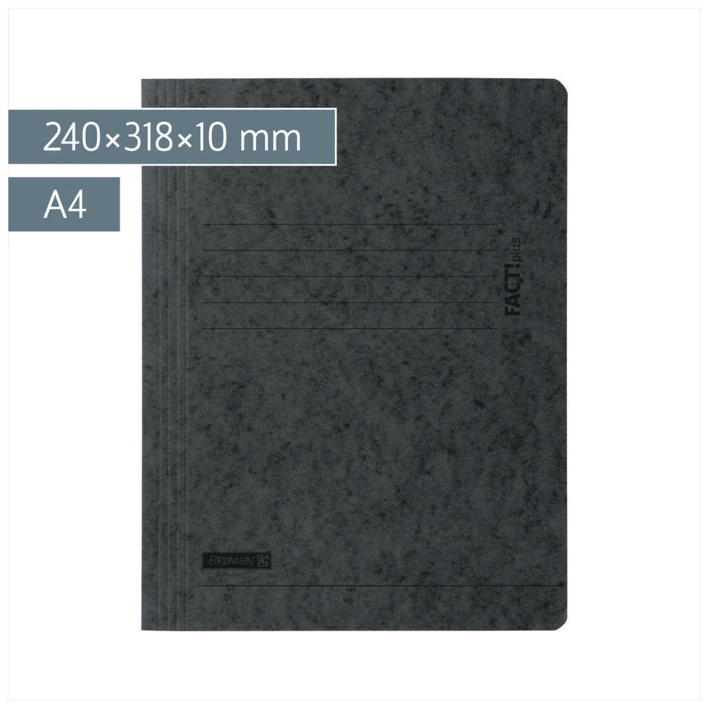 Jurismappe FACT!plus | A4, Füllhöhe: 10 mm, schwarz