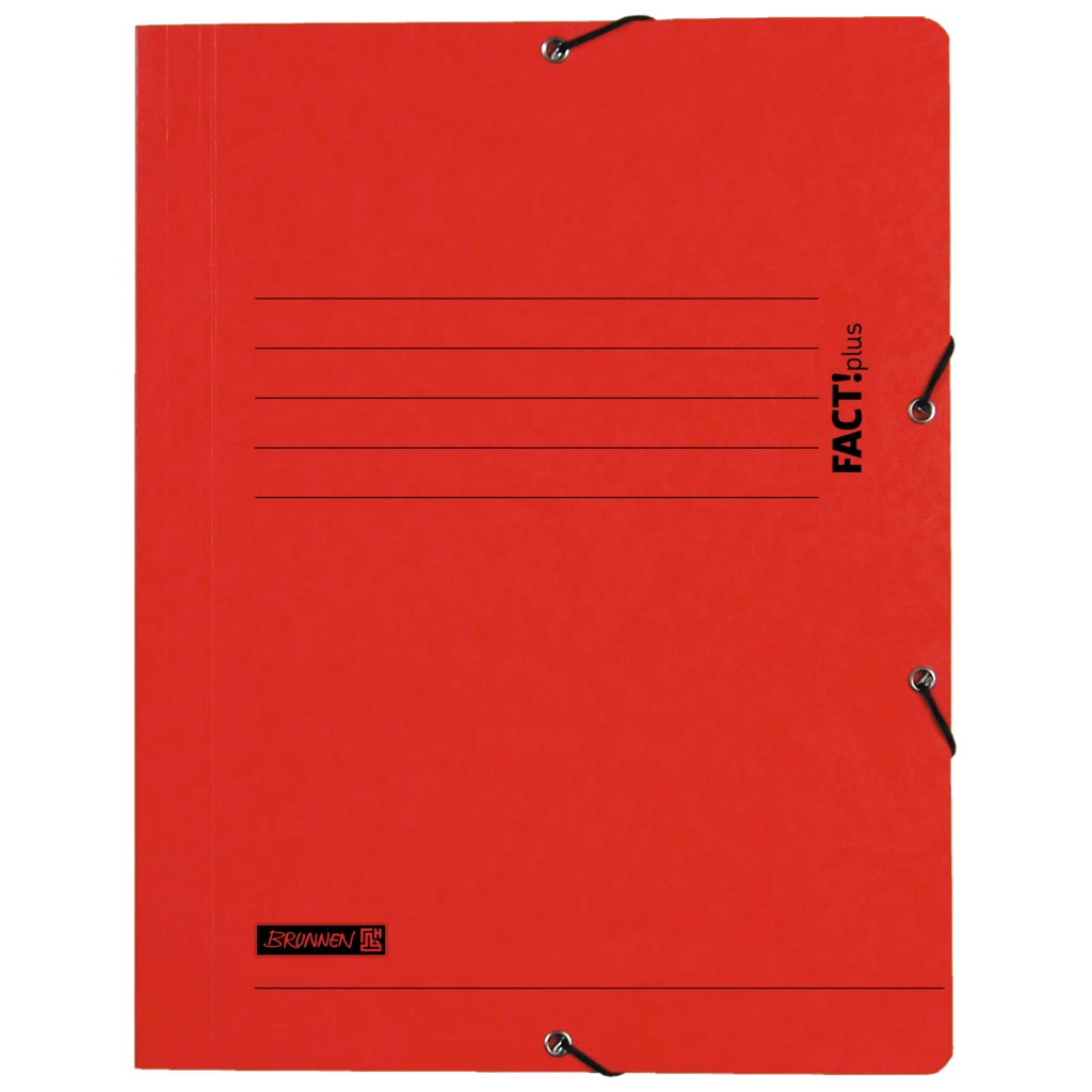 Sammelmappe FACT!plus | A4, Füllhöhe: 10 mm, rot