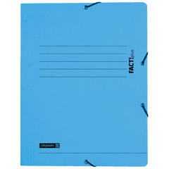 Sammelmappe FACT!plus | A4, Füllhöhe: 10 mm, hellblau