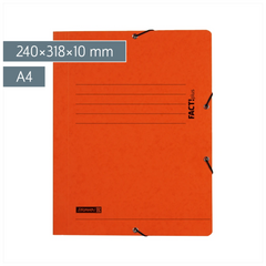 Sammelmappe FACT!plus | A4, Füllhöhe: 10 mm, orange