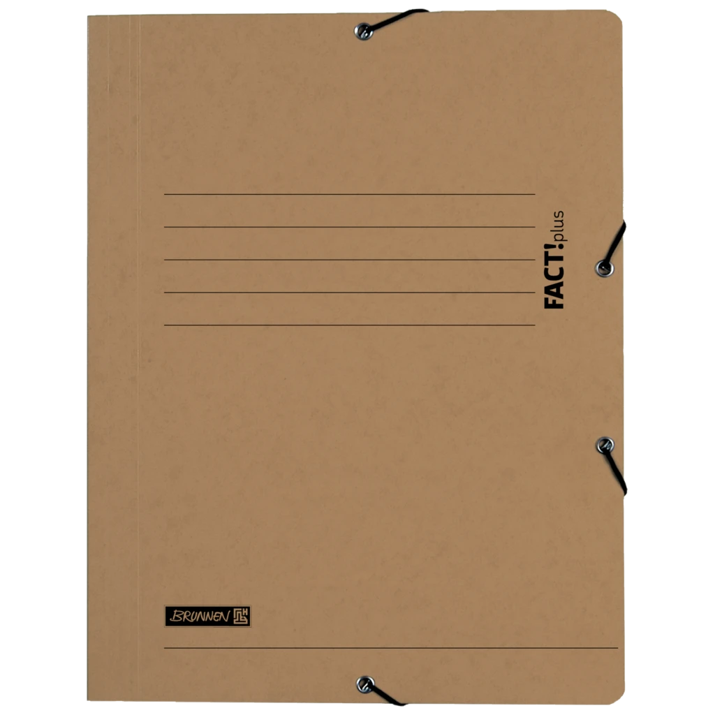 Sammelmappe FACT!plus | A4, Füllhöhe: 10 mm, braun