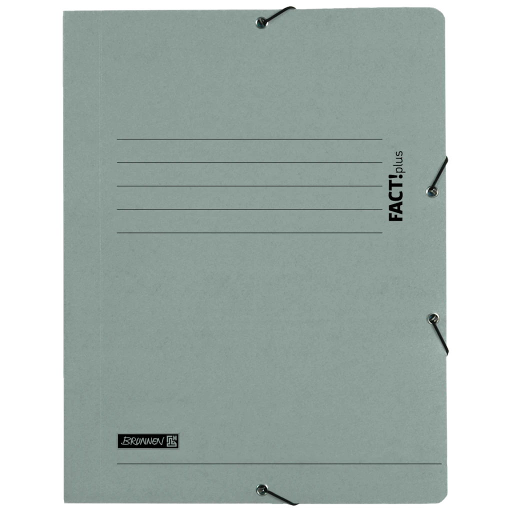 Sammelmappe FACT!plus | A4, Füllhöhe: 10 mm, grau