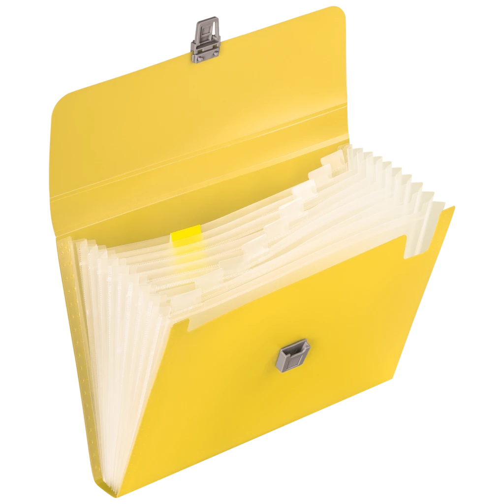 Fächermappe FACT!pp | A4, 10 Fächer, gelb