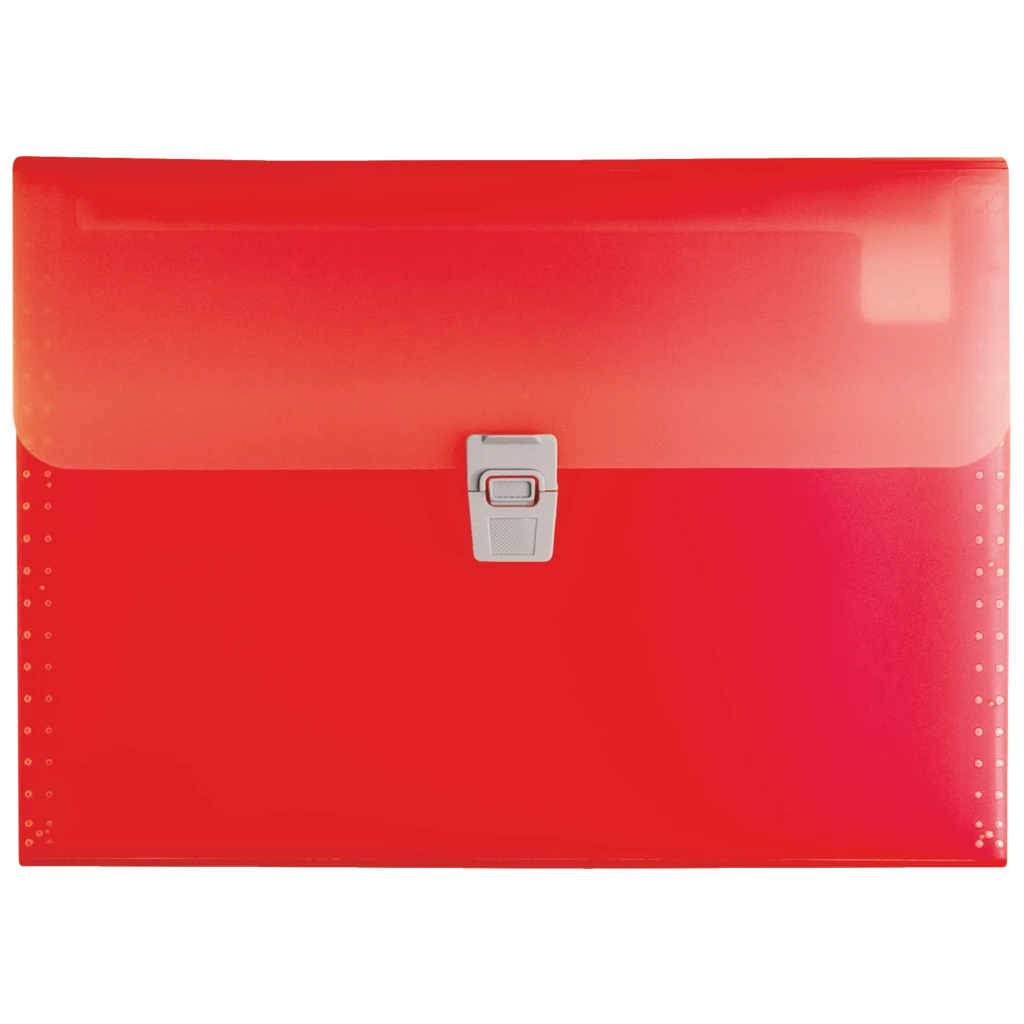 Fächermappe FACT!pp | A4, 10 Fächer, red