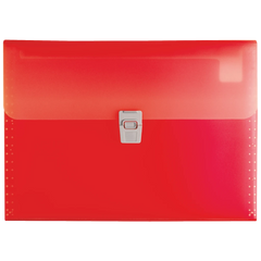 Fächermappe FACT!pp | A4, 10 Fächer, red