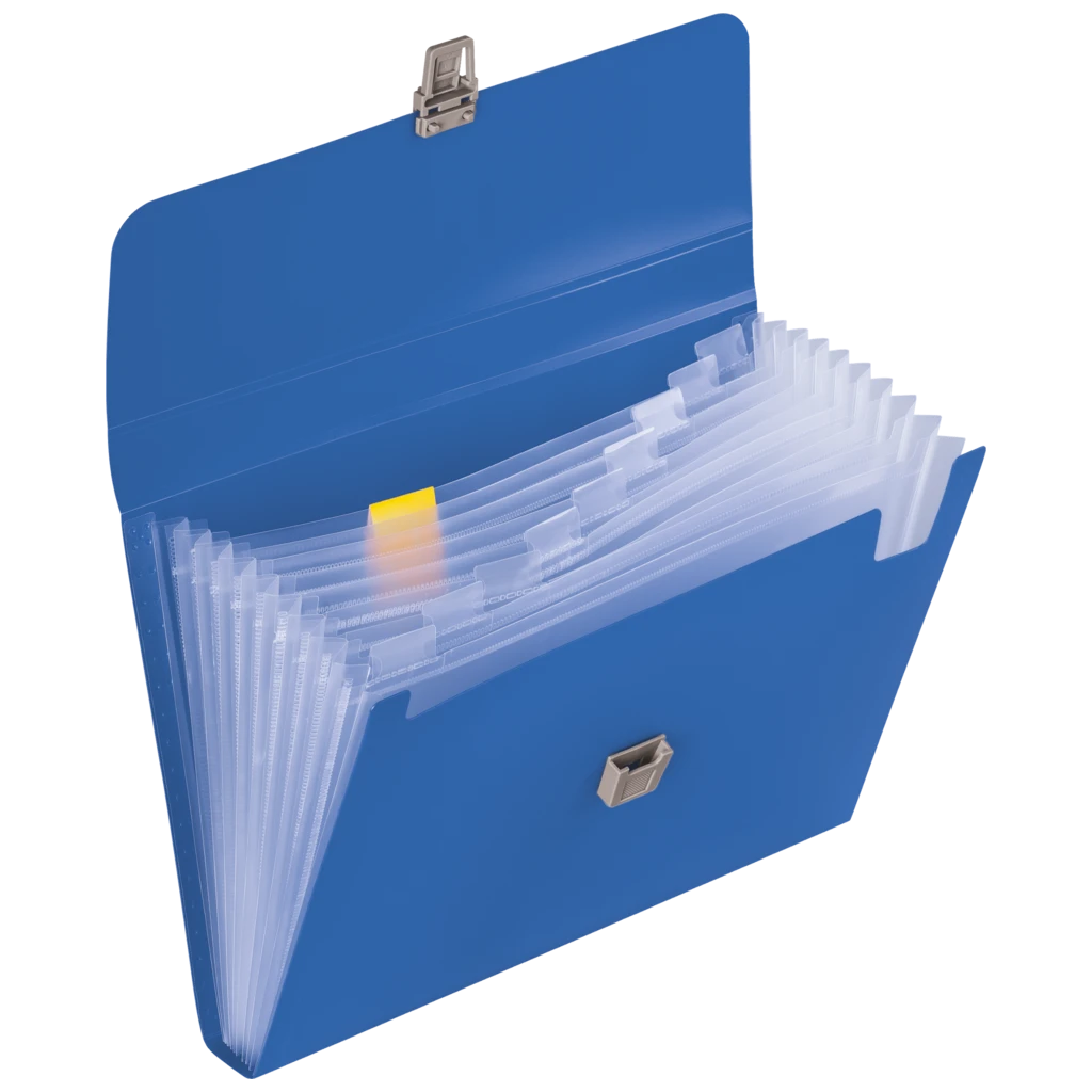 Fächermappe FACT!pp | A4, 10 Fächer, blau
