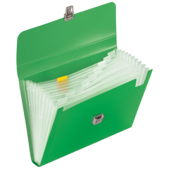 Fächermappe FACT!pp | A4, 10 Fächer, grün