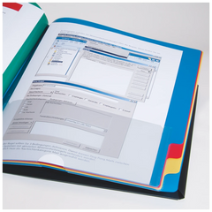 Ordnungsmappe | A4, 12 Fächer, schwarz