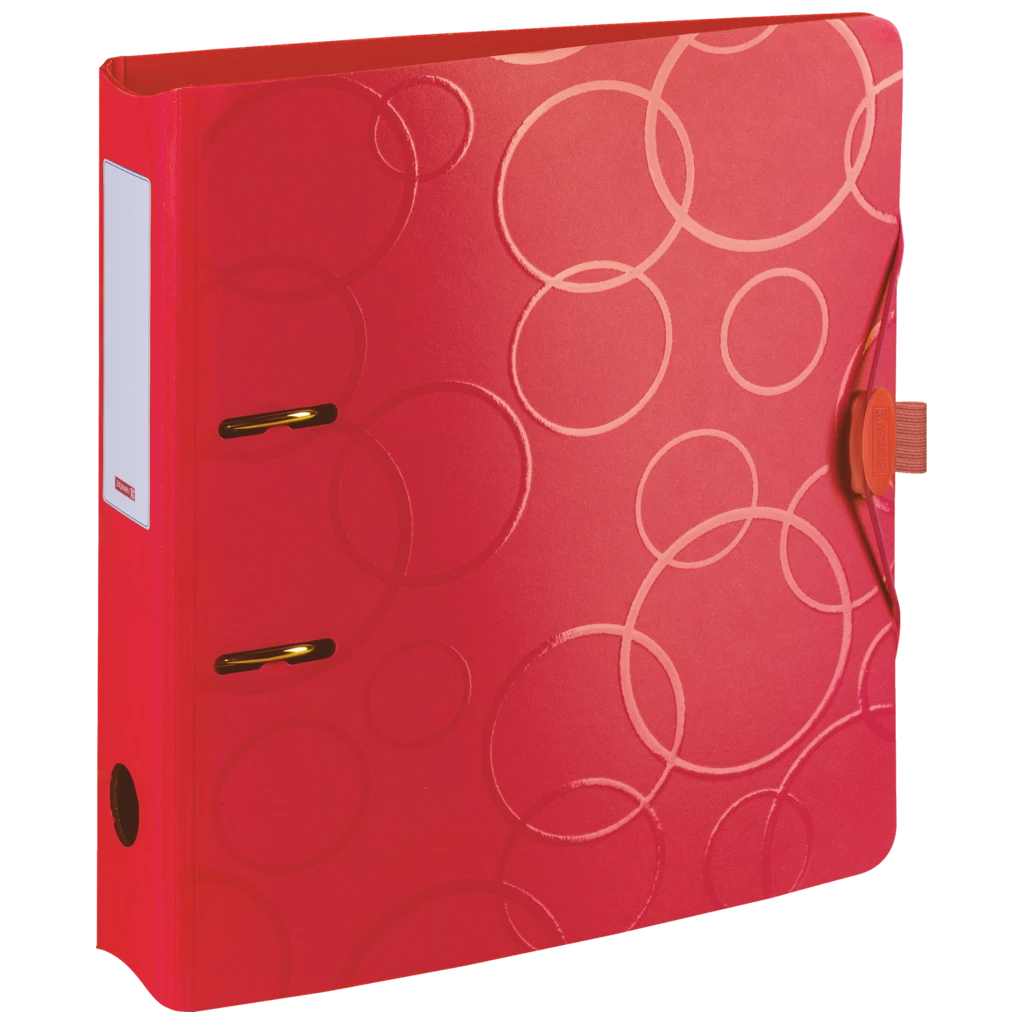Ordner Colour Code | A4, 70 mm, Hebelmechanik, red