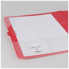 Ordner Colour Code | A4, 70 mm, Hebelmechanik, red