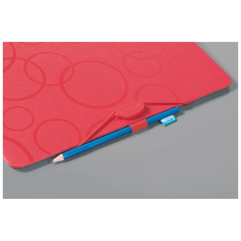 Ordner Colour Code | A4, 70 mm, Hebelmechanik, red