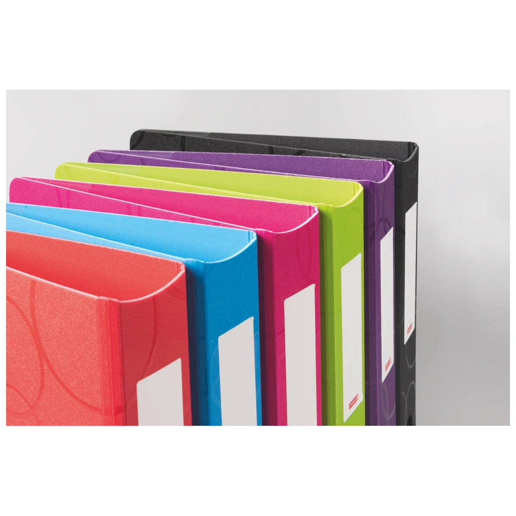 Ordner Colour Code | A4, 70 mm, Hebelmechanik, red