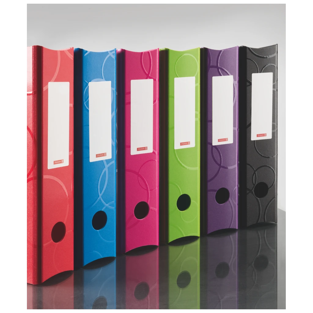 Ordner Colour Code | A4, 70 mm, Hebelmechanik, red