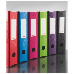 Ordner Colour Code | A4, 70 mm, Hebelmechanik, red