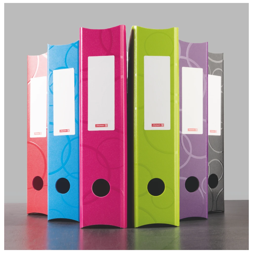 Ordner Colour Code | A4, 70 mm, Hebelmechanik, red