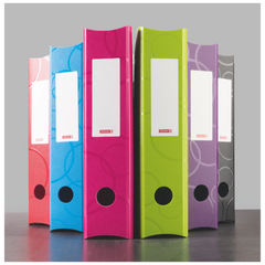 Ordner Colour Code | A4, 70 mm, Hebelmechanik, red