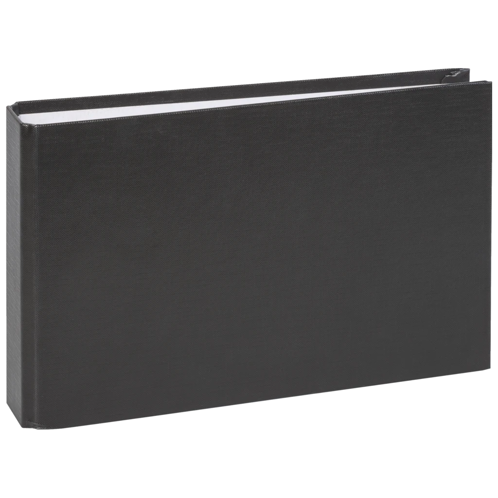 Bankordner | 245×160 mm, 2-Bügel-Reiß-Mechanik, Ø 30 mm, Füllhöhe: 20 mm, schwarz