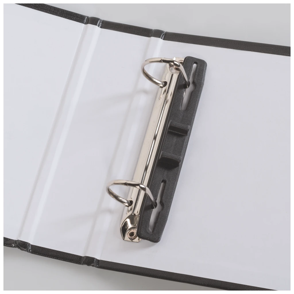 Bankordner | 245×160 mm, 2-Bügel-Reiß-Mechanik, Ø 30 mm, Füllhöhe: 20 mm, schwarz