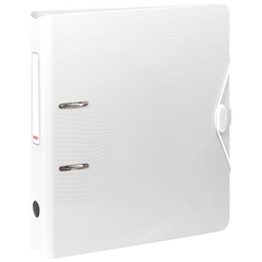 Ordner „WAVE“ | A4, 50 mm, Hebelmechanik mit gummiertem Griff, weiß