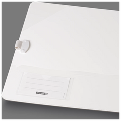 Ordner „WAVE“ | A4, 50 mm, Hebelmechanik mit gummiertem Griff, weiß