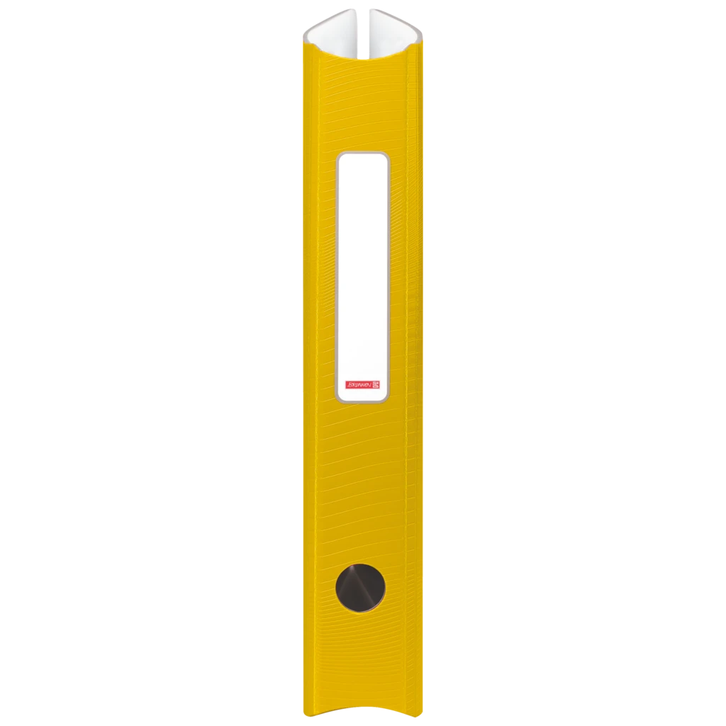 Ordner „WAVE“ | A4, 50 mm, Hebelmechanik mit gummiertem Griff, gelb