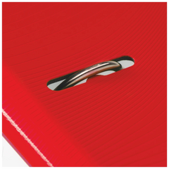 Ordner „WAVE“ Colour Code | A4, 50 mm, Hebelmechanik mit gummiertem Griff, red