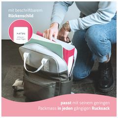 Ordner „WAVE“ Colour Code | A4, 50 mm, Hebelmechanik mit gummiertem Griff, tulip