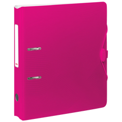 Ordner „WAVE“ Colour Code | A4, 50 mm, Hebelmechanik mit gummiertem Griff, pink