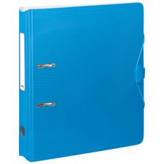 Ordner „WAVE“ Colour Code | A4, 50 mm, Hebelmechanik mit gummiertem Griff, azur