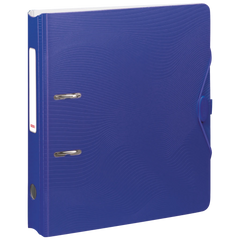Ordner „WAVE“ | A4, 50 mm, Hebelmechanik mit gummiertem Griff, blau