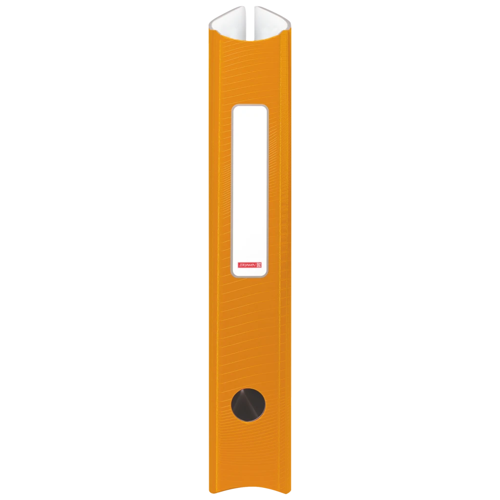 Ordner „WAVE“ | A4, 50 mm, Hebelmechanik mit gummiertem Griff, orange
