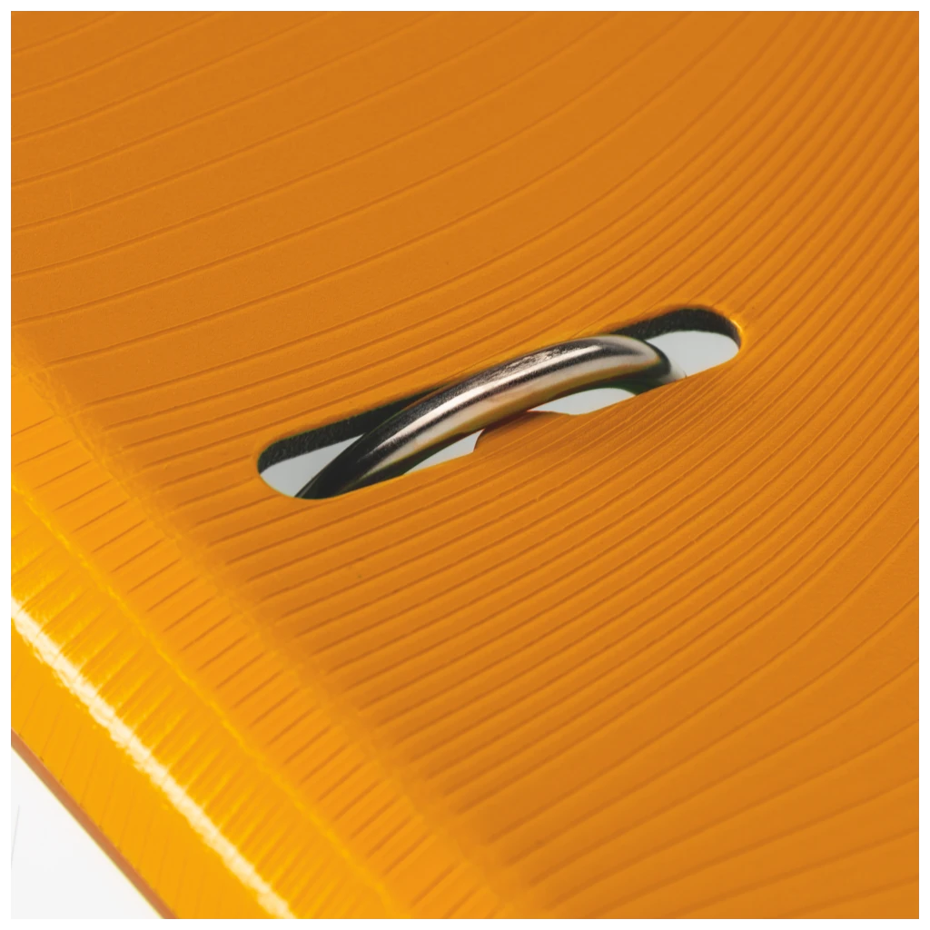 Ordner „WAVE“ | A4, 50 mm, Hebelmechanik mit gummiertem Griff, orange