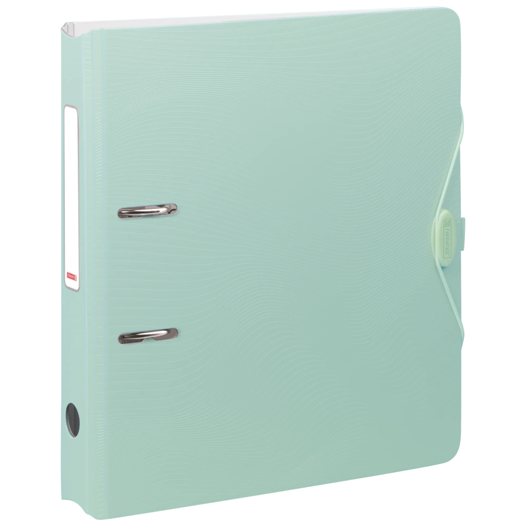 Ordner „WAVE“ Colour Code | A4, 50 mm, Hebelmechanik mit gummiertem Griff, mint