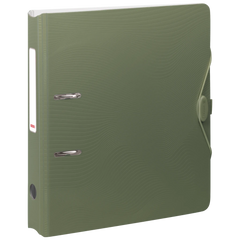 Ordner „WAVE“ Colour Code | A4, 50 mm, Hebelmechanik mit gummiertem Griff, olive