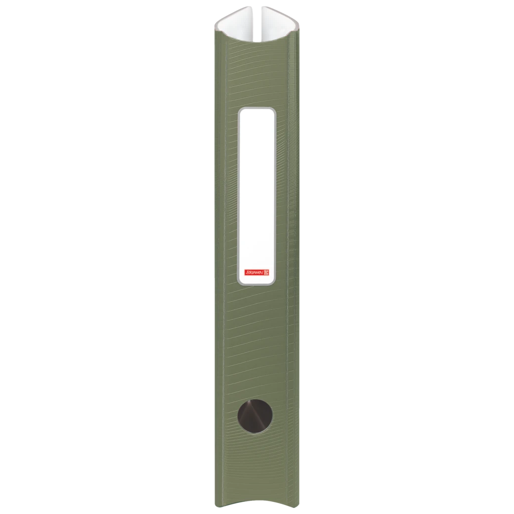 Ordner „WAVE“ Colour Code | A4, 50 mm, Hebelmechanik mit gummiertem Griff, olive