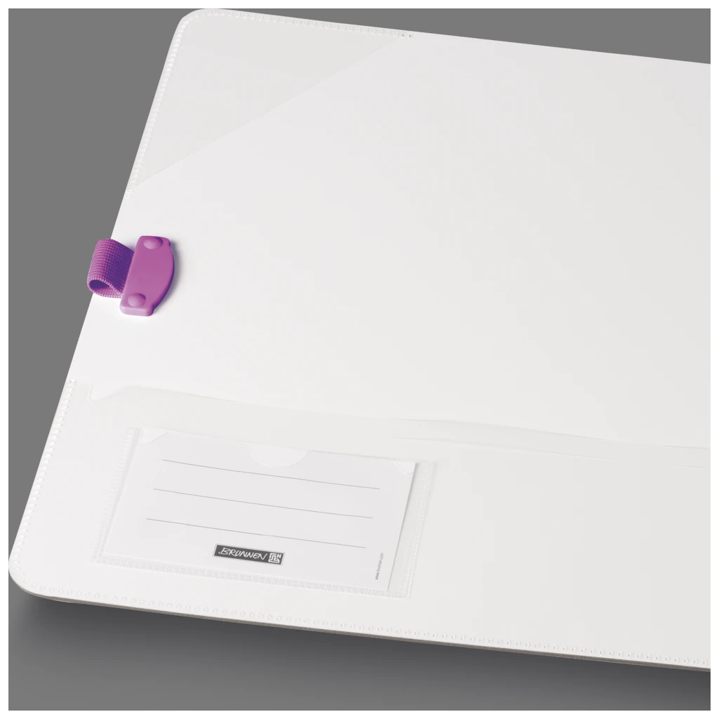 Ordner „WAVE“ Colour Code | A4, 50 mm, Hebelmechanik mit gummiertem Griff, purple