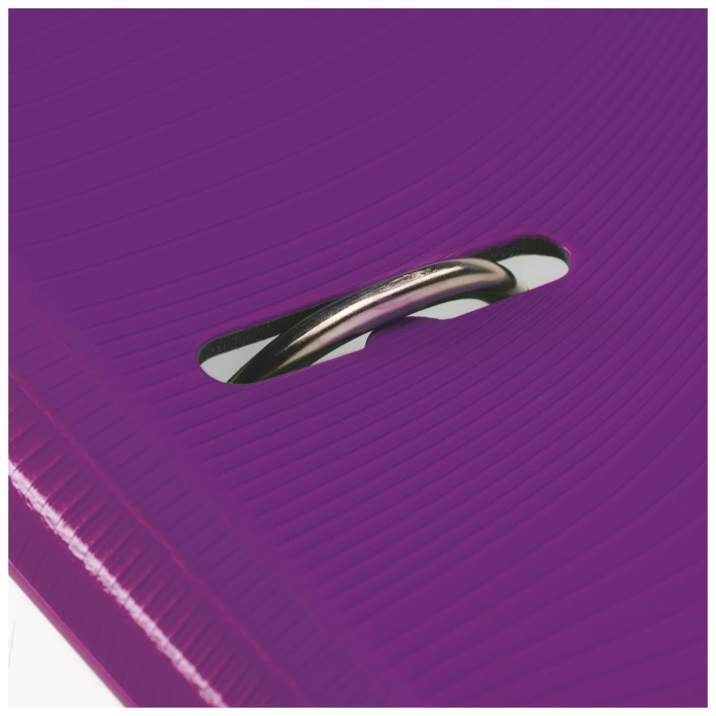 Ordner „WAVE“ Colour Code | A4, 50 mm, Hebelmechanik mit gummiertem Griff, purple