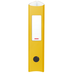 Ordner „WAVE“ | A4, 70 mm, Hebelmechanik mit gummiertem Griff, gelb