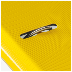 Ordner „WAVE“ | A4, 70 mm, Hebelmechanik mit gummiertem Griff, gelb