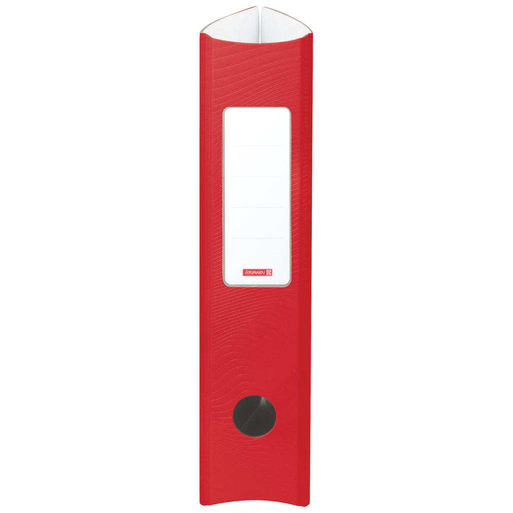 Ordner „WAVE“ Colour Code | A4, 70 mm, Hebelmechanik mit gummiertem Griff, red