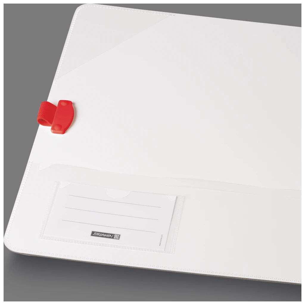 Ordner „WAVE“ Colour Code | A4, 70 mm, Hebelmechanik mit gummiertem Griff, red