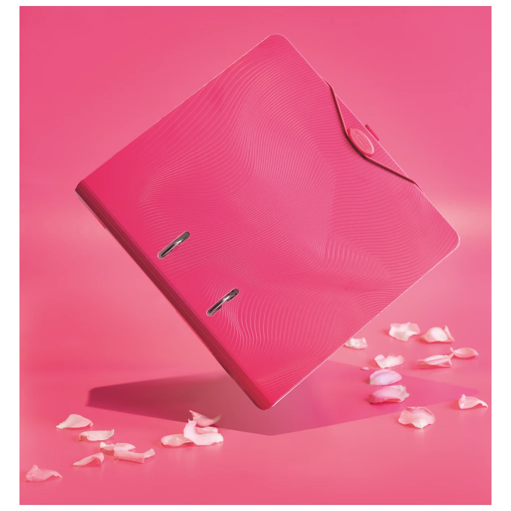 Ordner „WAVE“ Colour Code | A4, 70 mm, Hebelmechanik mit gummiertem Griff, tulip