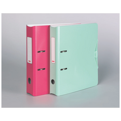 Ordner „WAVE“ Colour Code | A4, 70 mm, Hebelmechanik mit gummiertem Griff, tulip