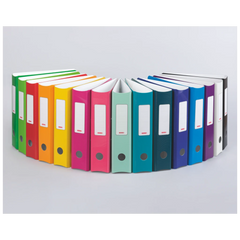 Ordner „WAVE“ Colour Code | A4, 70 mm, Hebelmechanik mit gummiertem Griff, pink