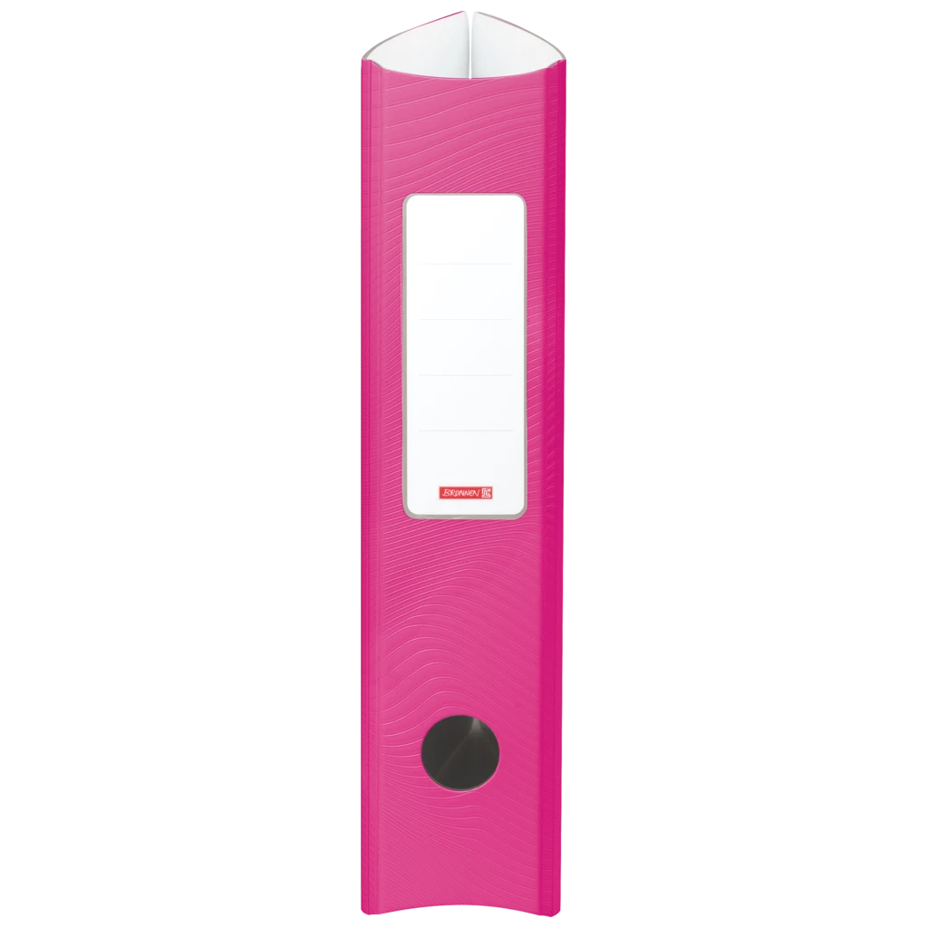 Ordner „WAVE“ Colour Code | A4, 70 mm, Hebelmechanik mit gummiertem Griff, pink